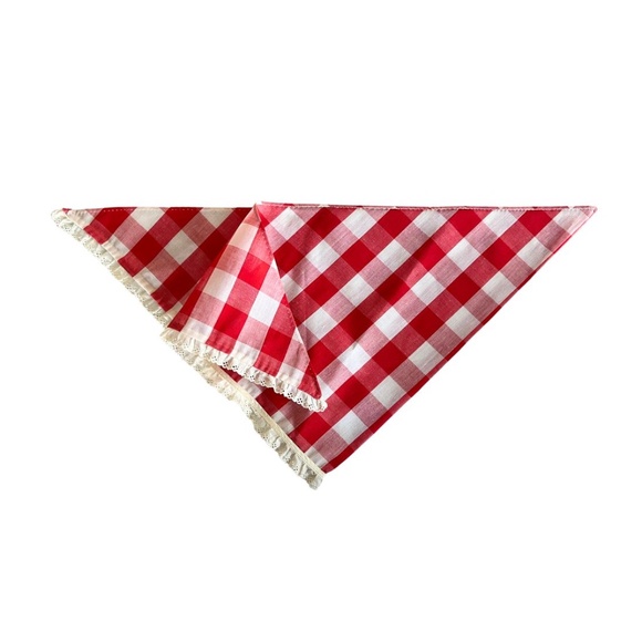 Vintage 1960s 70s Marianne Red Blue Patchwork Prairie Maxi Dress // XS S 2 4 6 - Picture 7 of 8